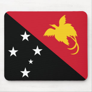 Papua New Guinea Flag Mouse Mat