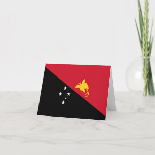 Papua New Guinea flag Note Card