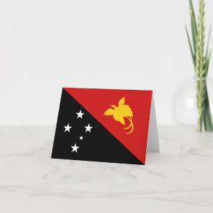 Papua New Guinea Flag Notecard