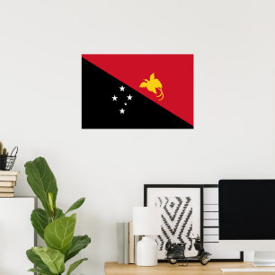 Papua New Guinea flag Poster