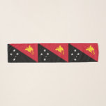 Papua New Guinea Flag Scarf<br><div class="desc">Patriotic flag of Papua New Guinea.</div>