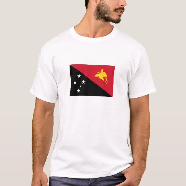 Papua New Guinea Flag T-Shirt (Front)