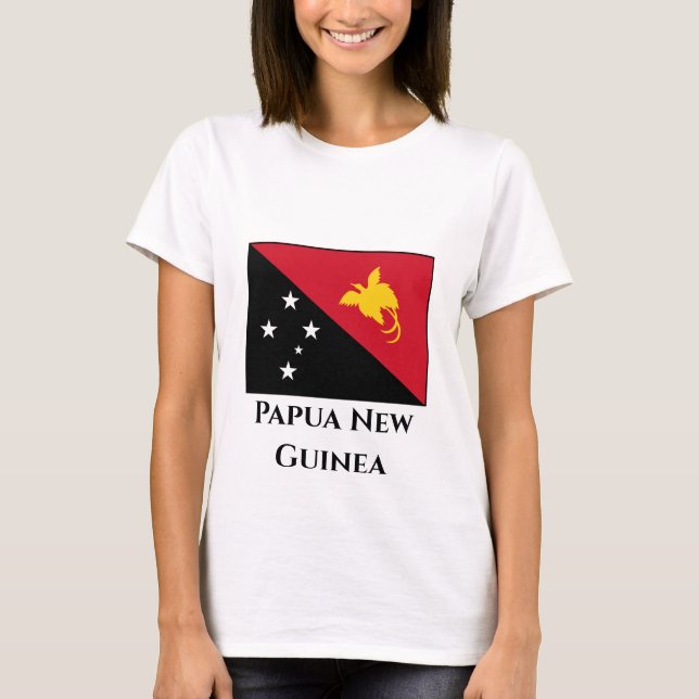 Papua New Guinea Flag T-Shirt (Front)