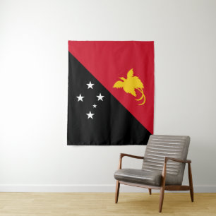 Papua New Guinea flag Tapestry