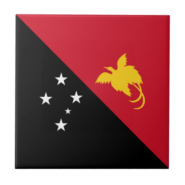 Papua New Guinea flag Tile (Front)