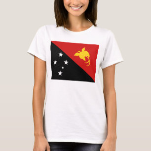 Papua New Guinea Flag x Map T-Shirt