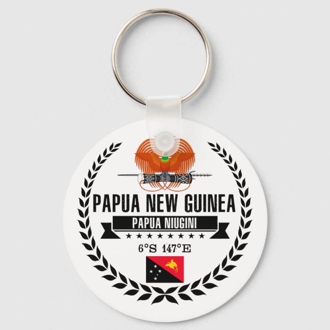 Papua New Guinea Key Ring (Front)