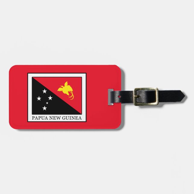 Papua New Guinea Luggage Tag (Front Horizontal)