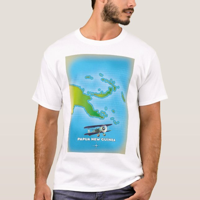papua new guinea map. T-Shirt (Front)