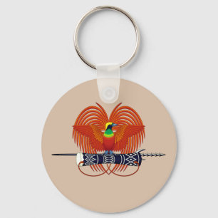 Papua New Guinea National Emblem Key Ring