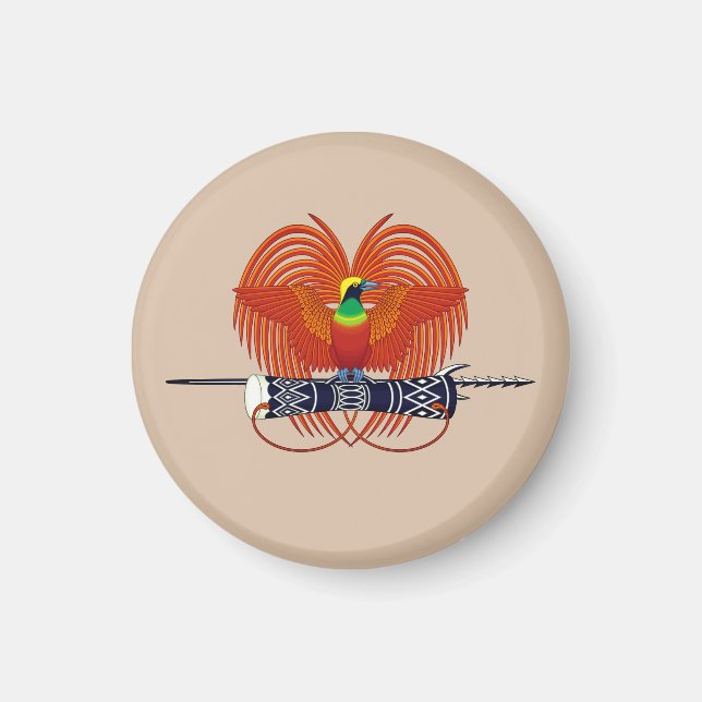 Papua New Guinea National Emblem Magnet (Front)