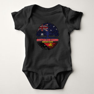 Papua New Guinea Papuan Australian Australia Tree Baby Bodysuit