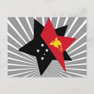 Papua+New+Guinea Star Postcard