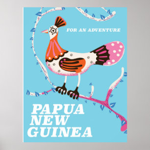 Papua New Guinea Travel poster