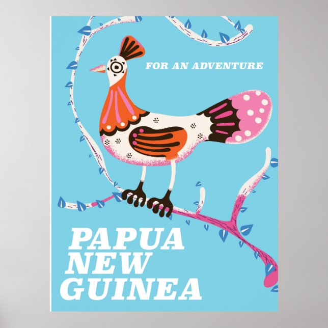 Papua New Guinea Travel poster (Front)