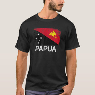 Papuan Flag   Vintage Made In Papua New Guinea Gif T-Shirt