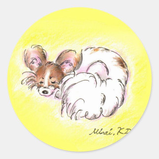 Papyon Classic Round Sticker (Front)