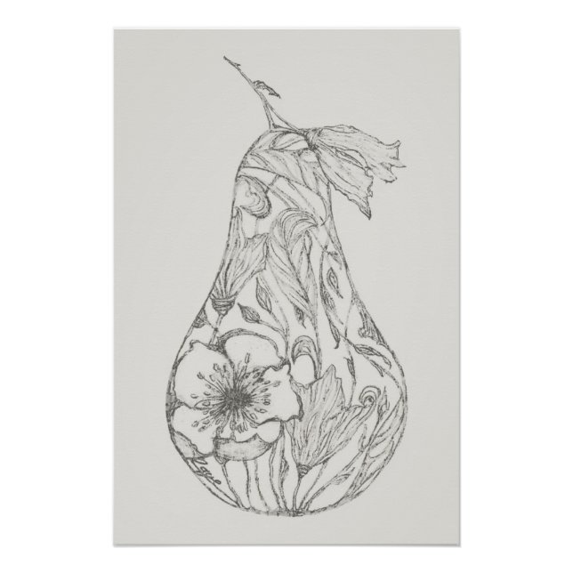 Papyrus Rose by Raye Semone Poster (Front)