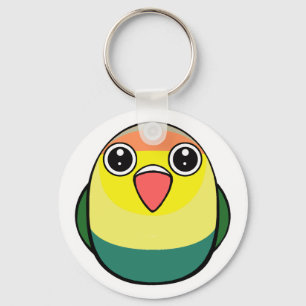 Par-blue Fischer lovebird Key Ring