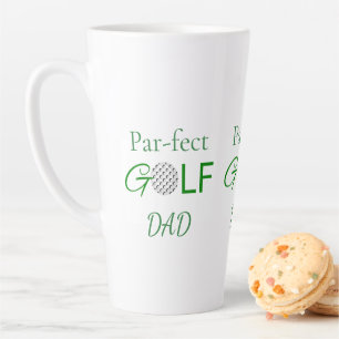 Par‑fect Golf Dad Funny Golf Father’s Day Gift  Latte Mug