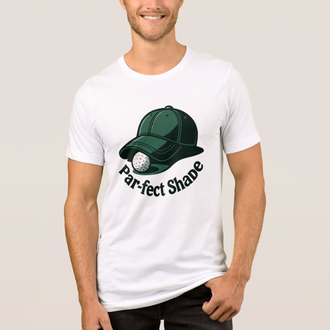 Par-fect Shade Cool Golf Cap    Tri-Blend Shirt (Front)