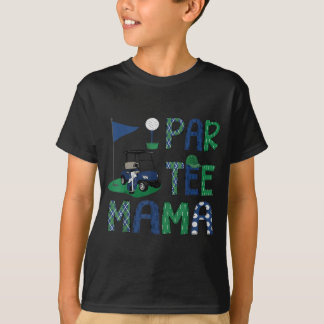 Par- Mama Golf Lover Birthday Party Family T-Shirt