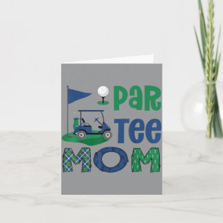 Par- Mum Golf Lover Birthday Party Family Matching Card