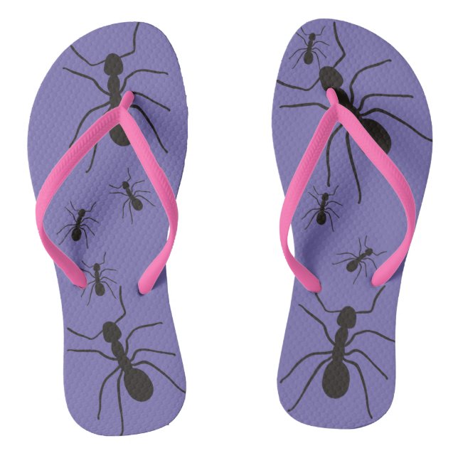 PAR OF CHINELS GIANT ANTS FLIP FLOPS (Footbed)