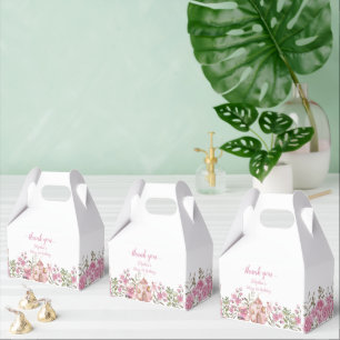 Par-tea Fairy Girl Blush Pink Flowers Birthday Favour Box