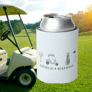 Par-tee baby shower, golf birthday party can cooler
