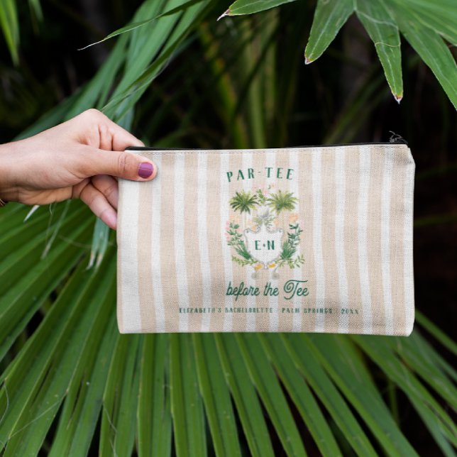 Par-Tee Before the Tee | Golf Bachelorette Accessory Pouch (Creator Uploaded)