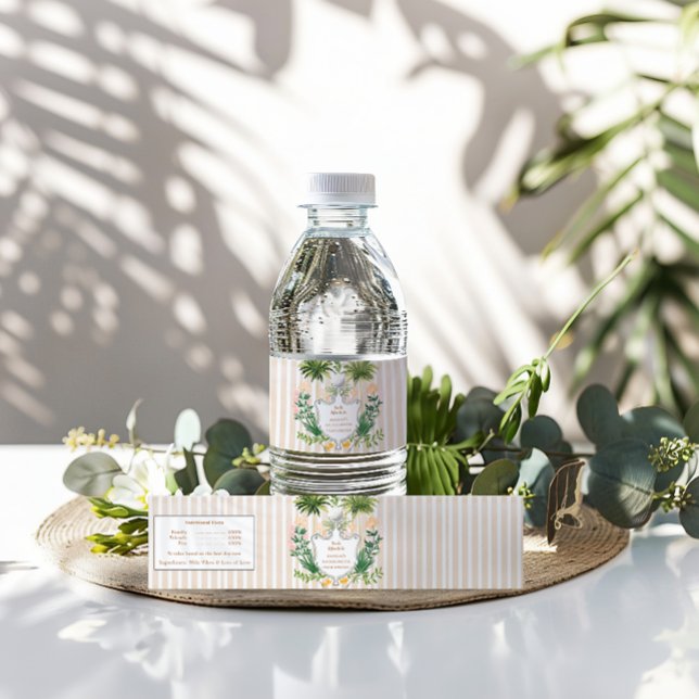 Par-Tee Before the Tee | Golf Bachelorette  Water Bottle Label (Creator Uploaded)