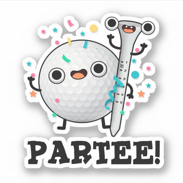 Par-Tee Funny Golf Pun  (Front)