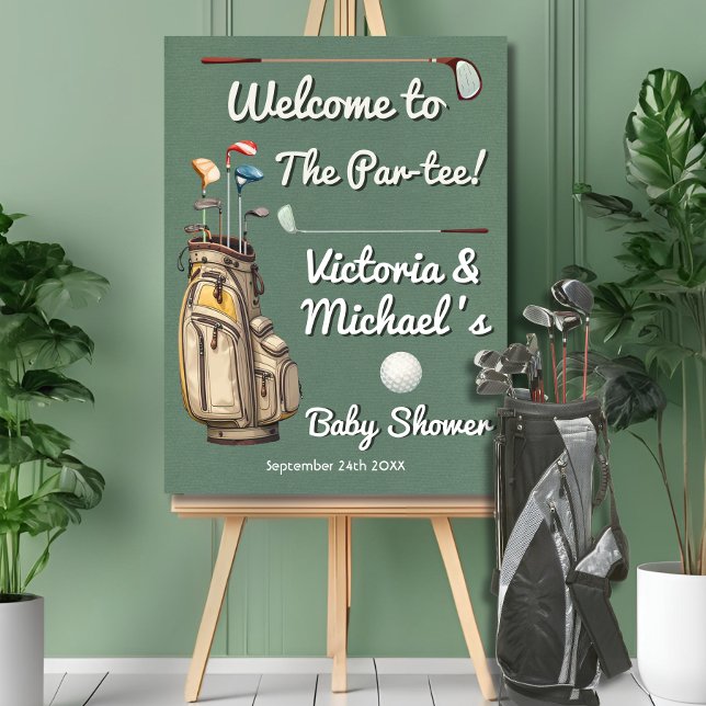 Par-tee Golf Baby Shower Welcome sign (Creator Uploaded)