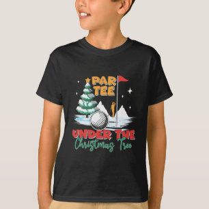 Par Tee Golf Player Xmas Golfing Golfer Funny Chri