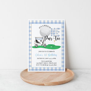 Par-Tee  Golf themed Birthday   Hole in One   Golf Invitation