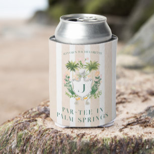 Par-Tee in Palm Springs   Golf Bachelorette Can Cooler