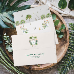 Par-Tee in Palm Springs   Golf Bachelorette Envelope