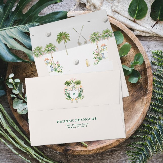 Par-Tee in Palm Springs | Golf Bachelorette Envelope (Creator Uploaded)