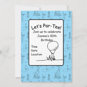 Par-tee invitation