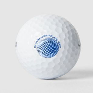 Par-tee like a golfer golf balls