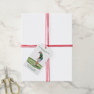 Par-Tee on the Green Golf Birthday Bash Gift Tags