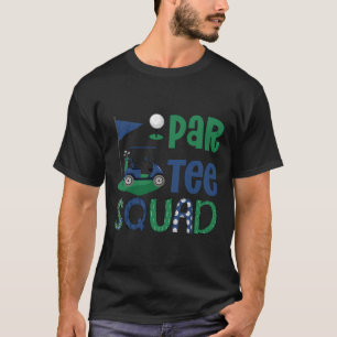 Par-tee Squad Golf Lover Birthday Party Family Mat T-Shirt