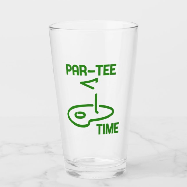 Par Tee Time Glass (Front)
