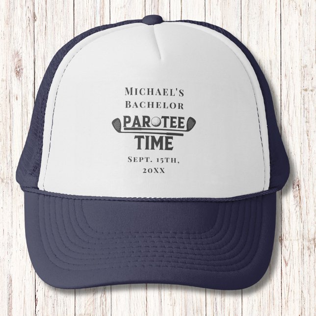 Par Tee Time Hat | Bachelor Golf Weekend Navy  (Creator Uploaded)