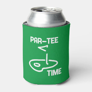 Par-Tee Time White Can Cooler