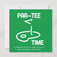 Par-Tee Time White