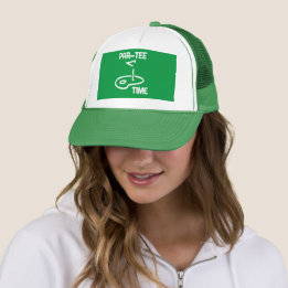Par-Tee Time White Trucker Hat