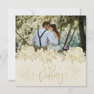 para boda personalizada con foto  invitation