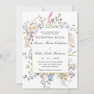 Para Bodas Rústicas En Español Invitation